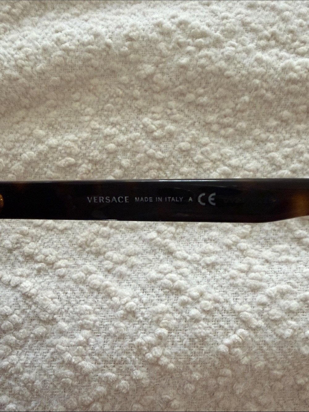 Versace Black Cat-Eye Sunglasses with Brown Gradient Lenses - Picture 3 of 4